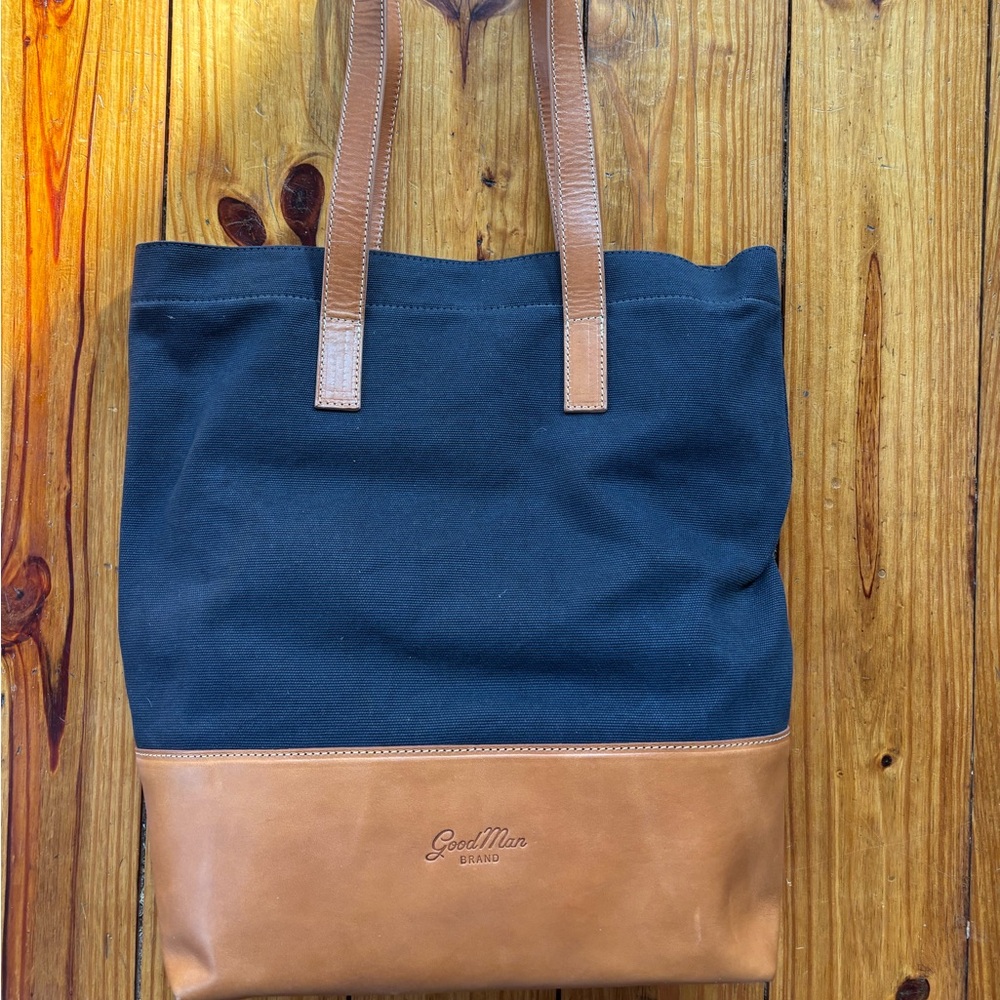 Good Man Brand Canvas Leather Tote Bag